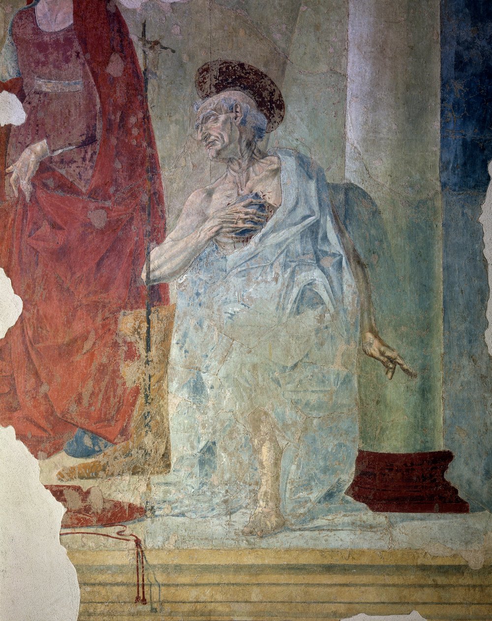 San Jerónimo penitente. Detalle de Italian School