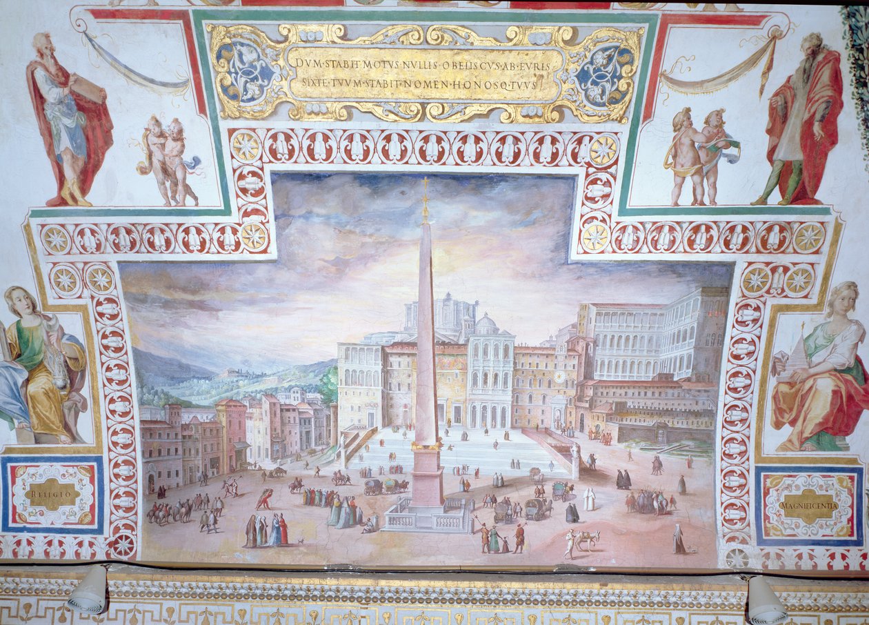 Plaza de San Pedro, Roma de Italian School