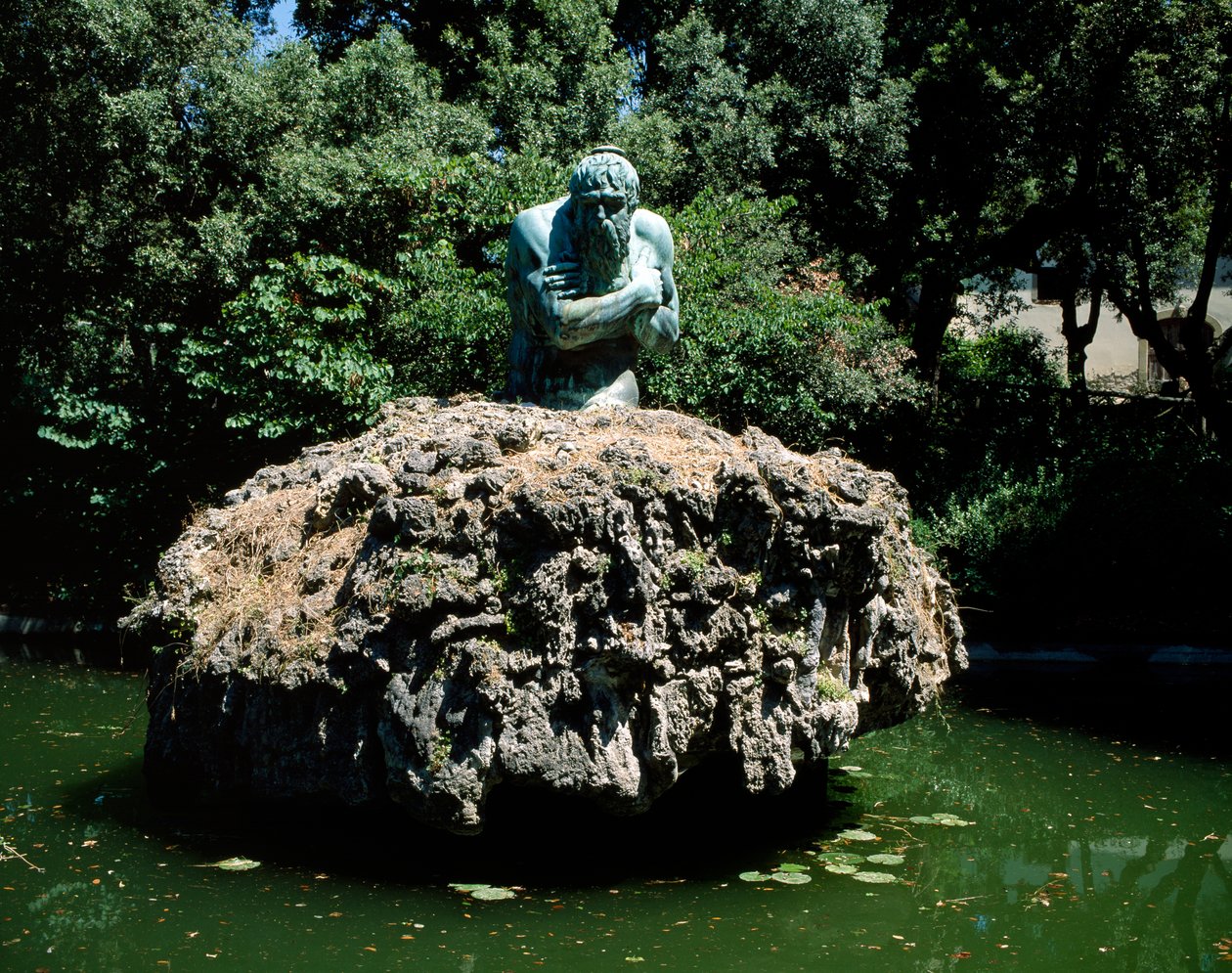 Estatua de Apenino, Jardín de la Villa di Castello de Italian School