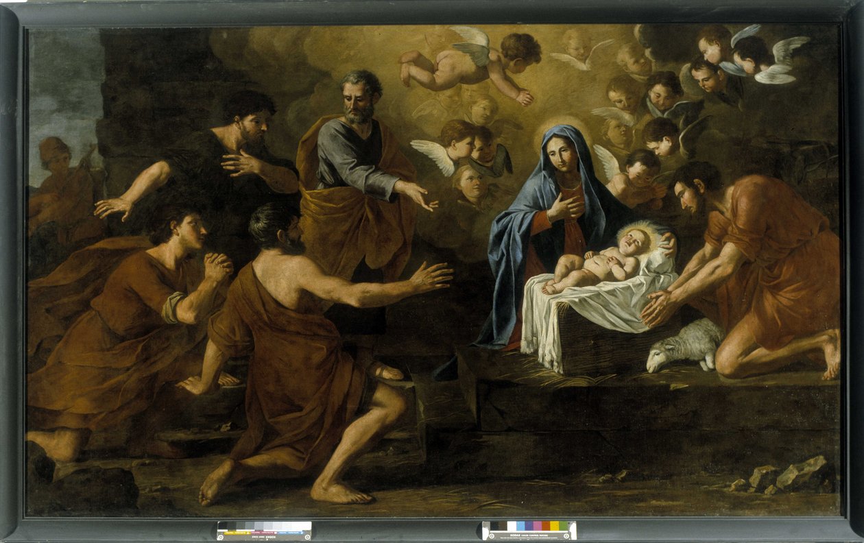 La Adoración de los Pastores (siglo XVII) de Italian School