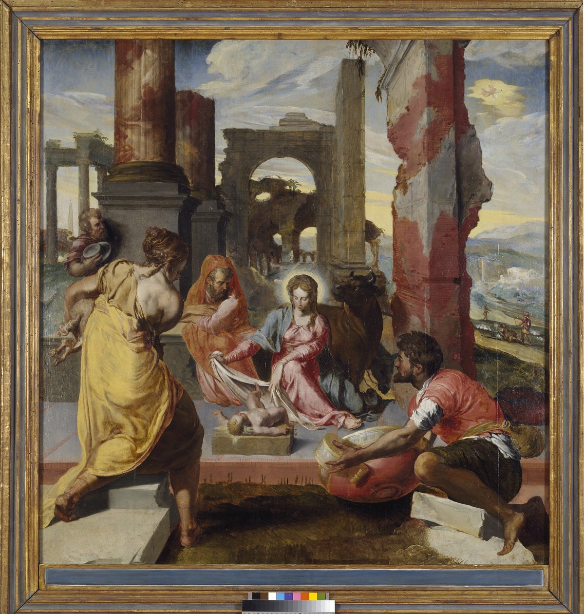 La adoración de los pastores, c.1560 de Italian School