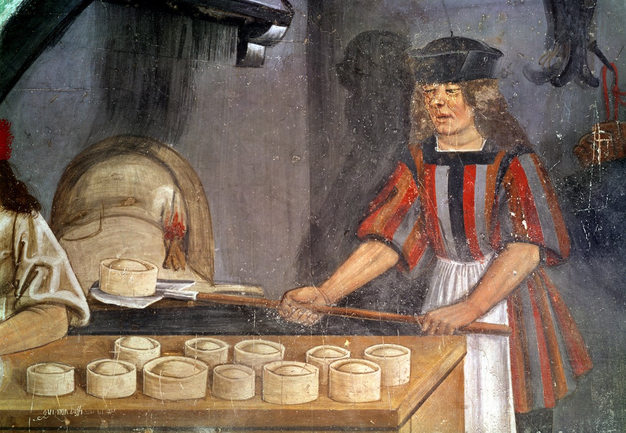 El panadero (fresco) de Italian School