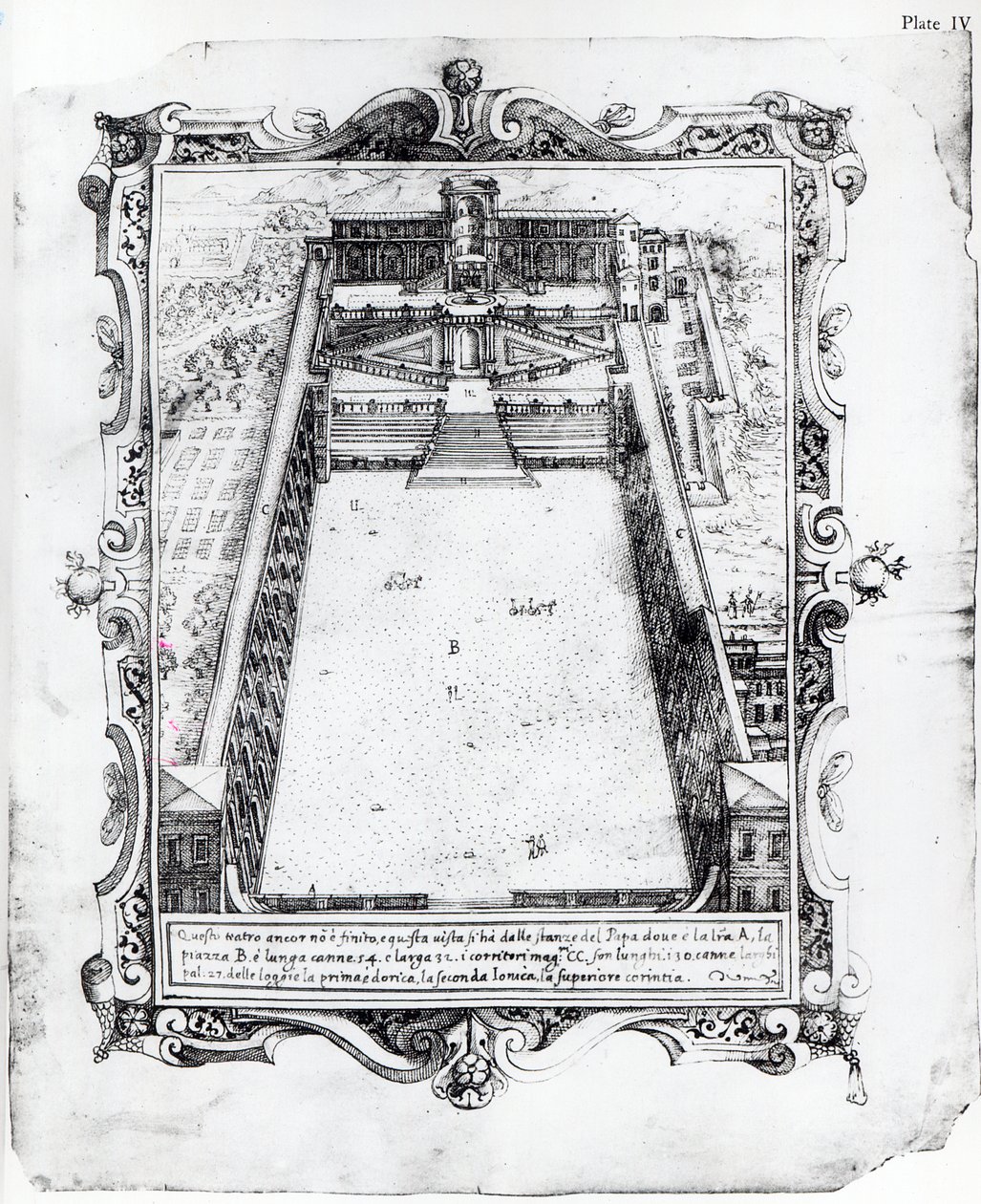 El Patio del Belvedere en el Vaticano, Roma, 1581 de Italian School