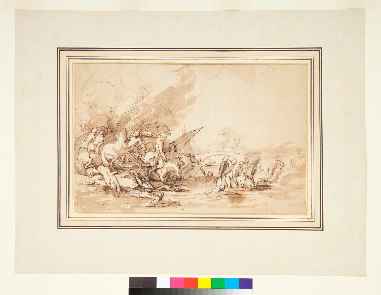 La huida de Cloelia y sus compañeras, 1650-1700 de Italian School