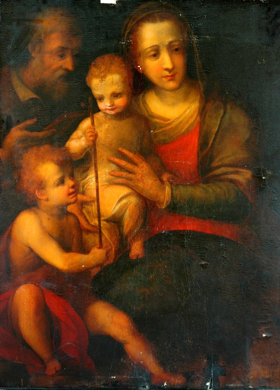 La Sagrada Familia y San Juan, 1501 de Italian School