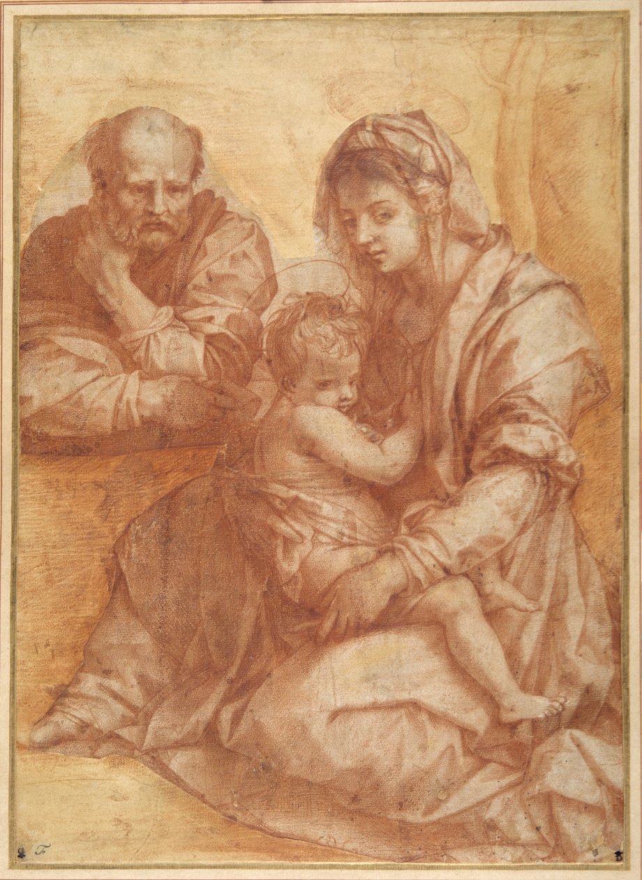 La Sagrada Familia descansando, después de Andrea del Sarto de Italian School