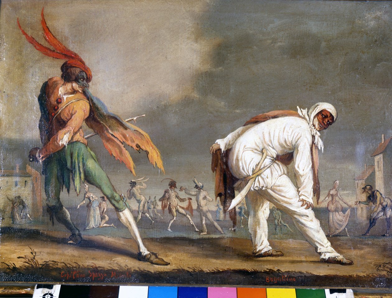 Las máscaras italianas de la Commedia dell