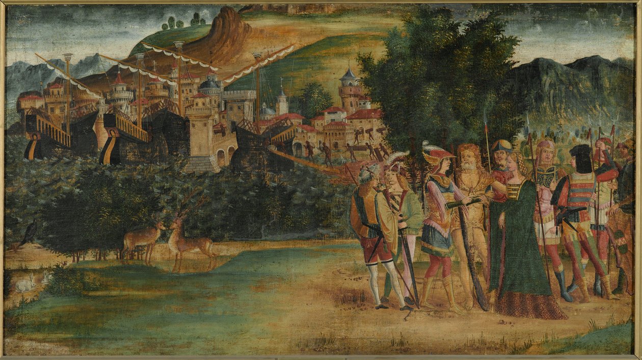 El matrimonio de Jasón y Medea, c.1500 de Italian School
