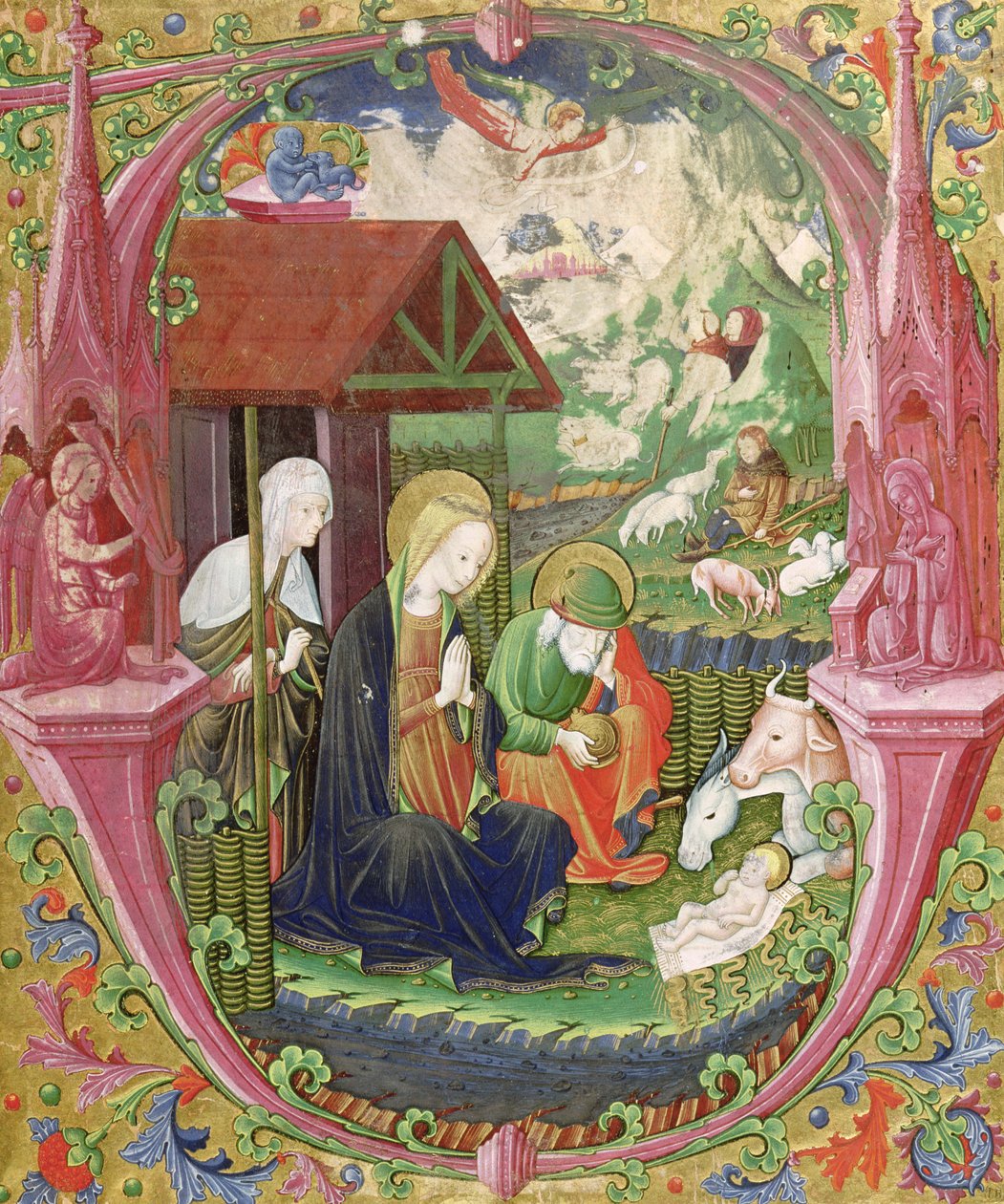 La Natividad, Escuela Italiana del Norte (vitela) de Italian School