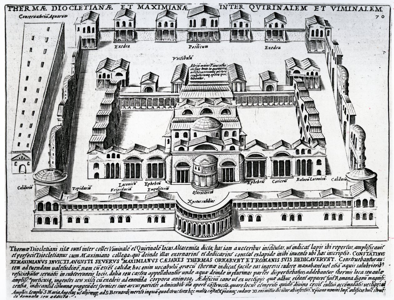 Termas de Diocleciano de Italian School