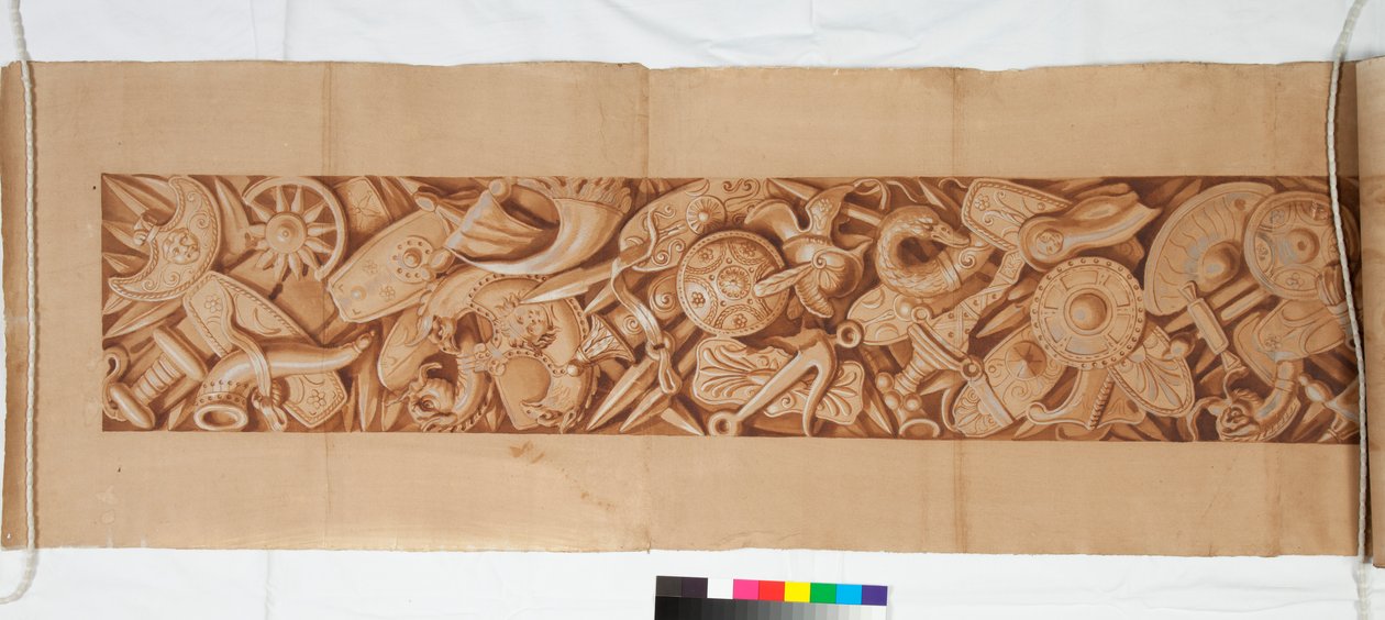 Tres dibujos después de lo antiguo, c.1750 de Italian School