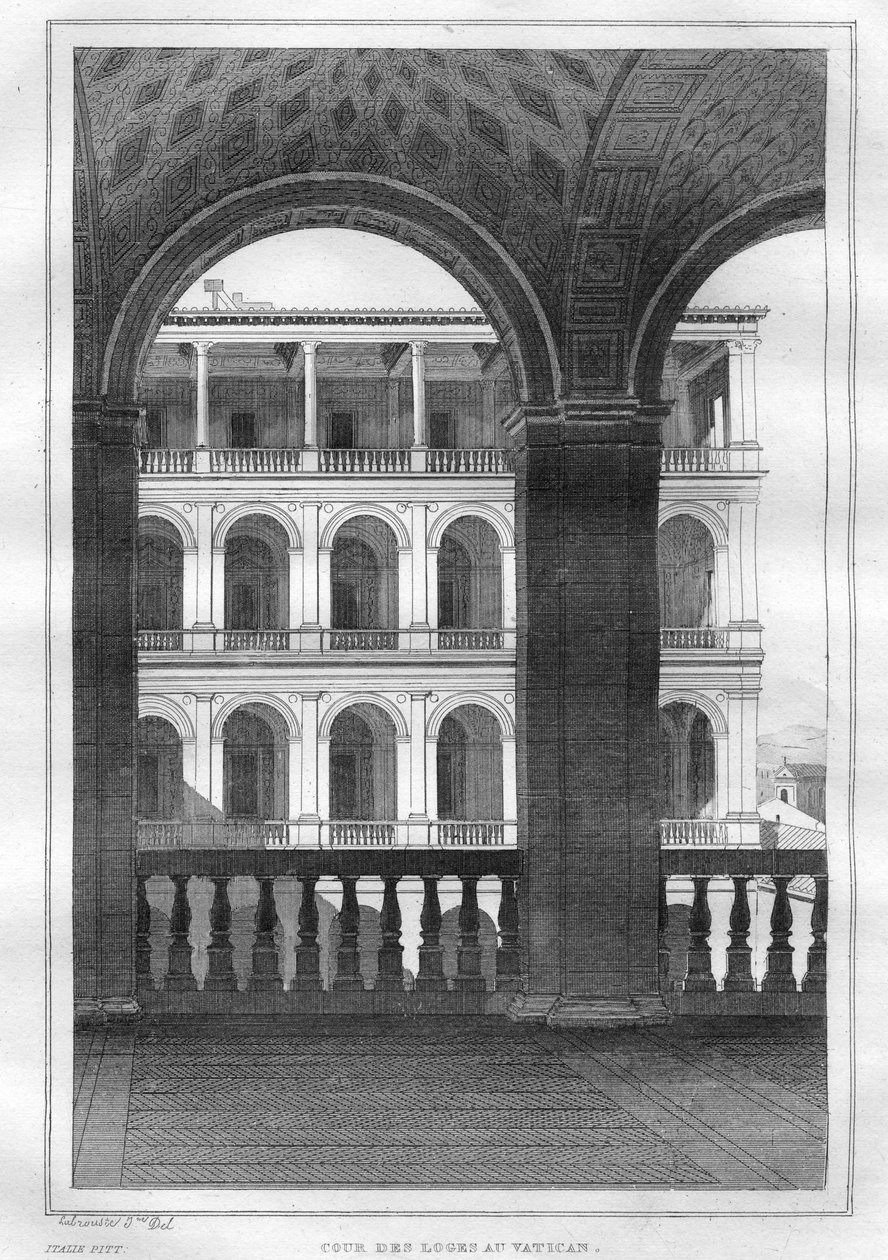 Logias del Vaticano de Italian School