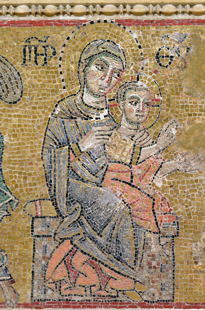 Virgen y Niño, Cosmati de Italian School