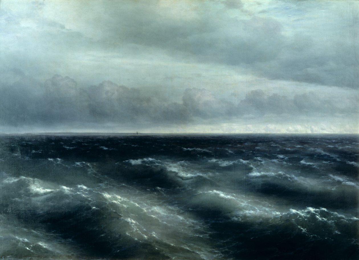 El Mar Negro, 1881 de Ivan Konstantinovich Aivazovsky