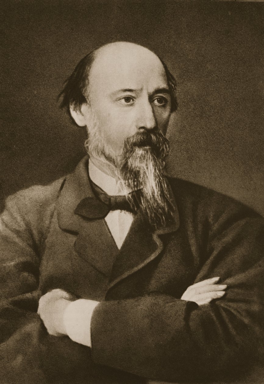Nikolai Nekrasov de Ivan Nikolaevich Kramskoy