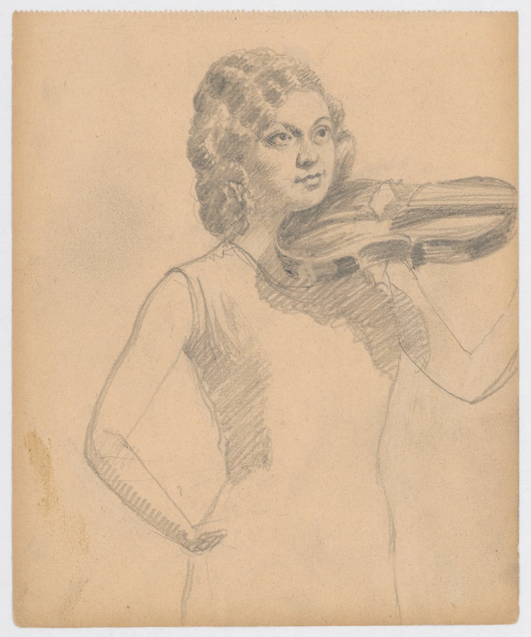 Violinista femenina de Ivan Zabota