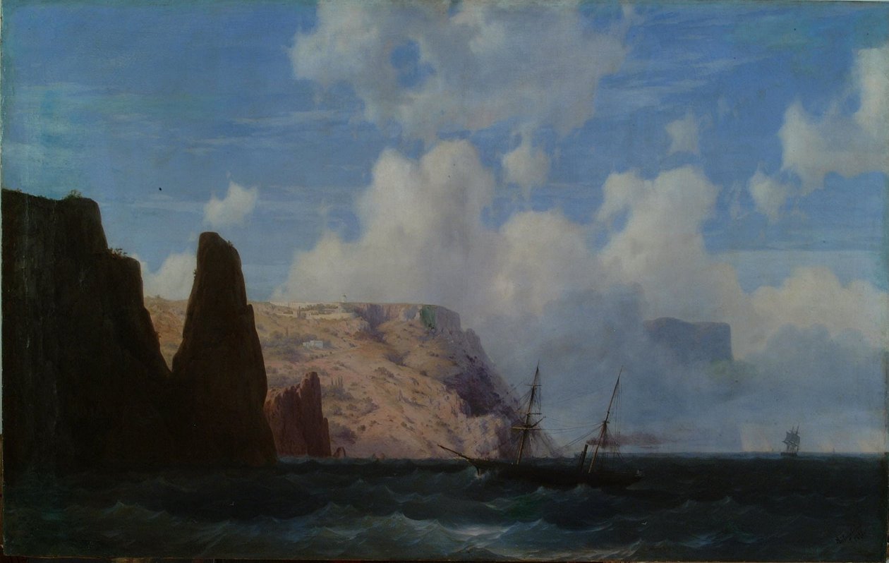 Acantilados rocosos de Ivan Aivazovsky