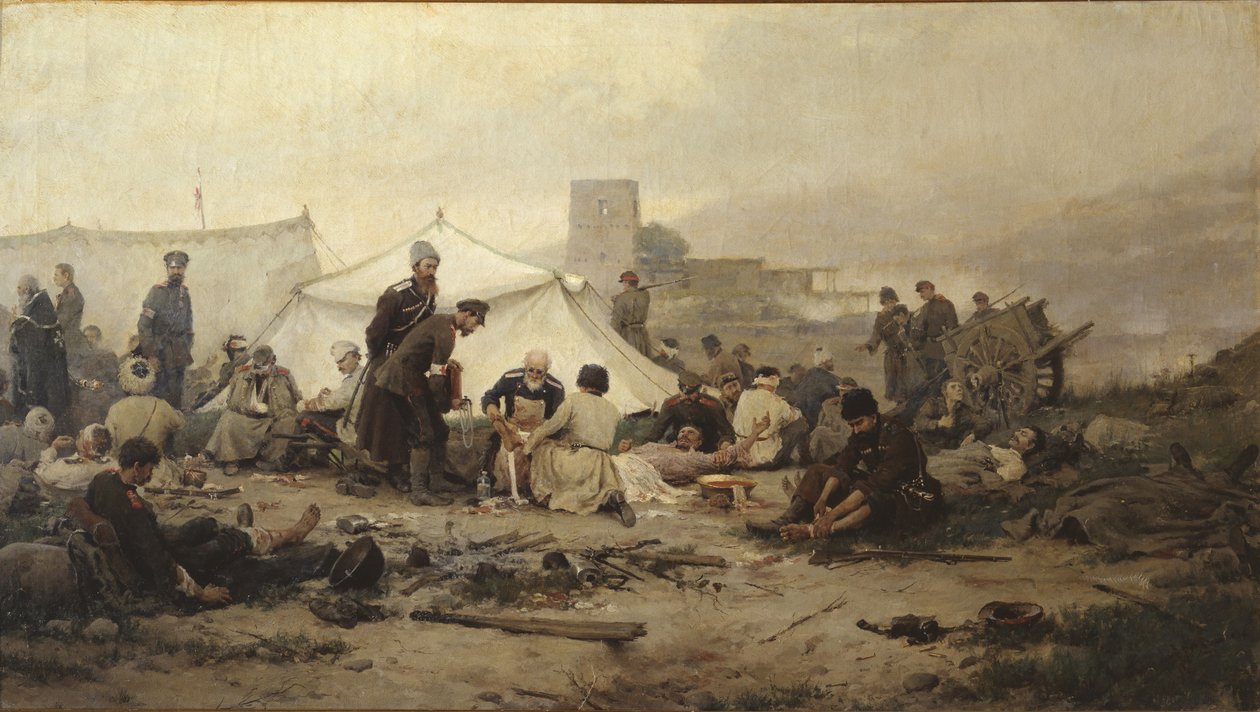 Puesto de socorro, 1893 de Ivan Alexeyevich Vladimirov