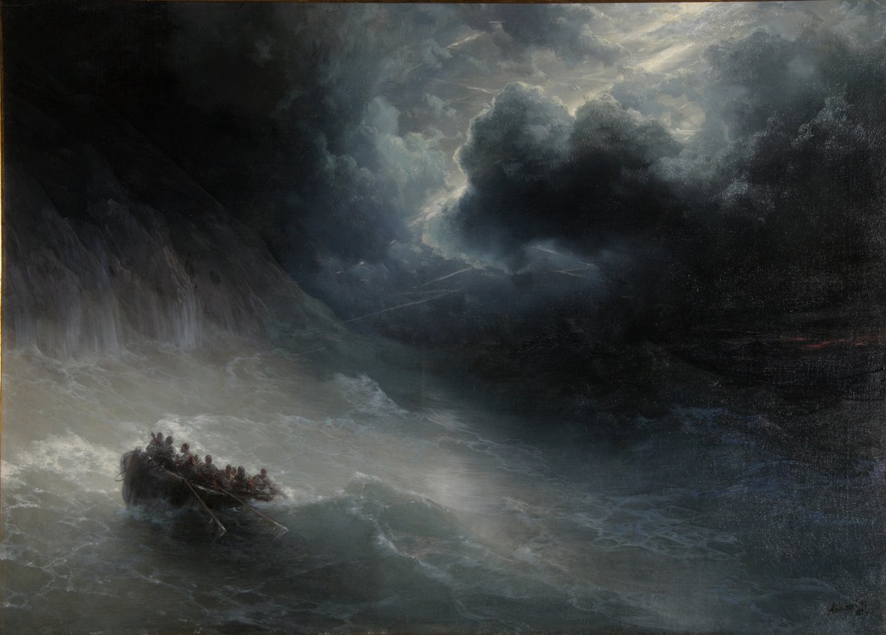 Furia de los elementos de Ivan Konstantinovich Aivazovsky
