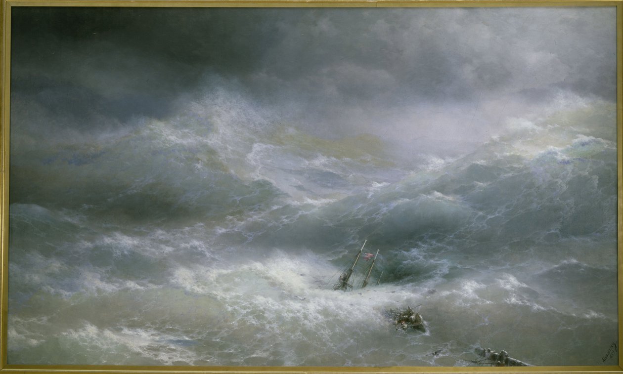 La ola par Aivazovsky, Ivan Konstantinovich (1817-1900) de Ivan Konstantinovich Aivazovsky