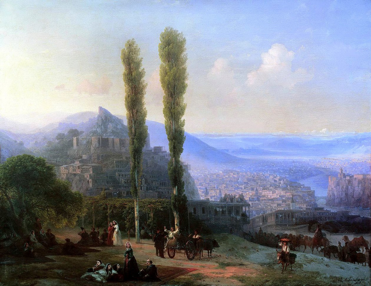 Vista de Tiflis, 1869 de Ivan Konstantinovich Aivazovsky