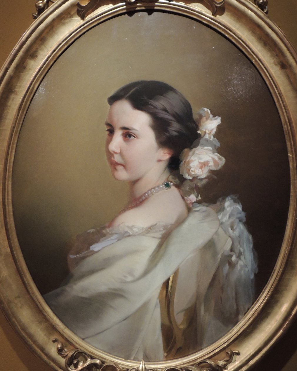 Retrato de Ekaterina Fyodorovna Tyutcheva 1835-1882, mediados de la década de 1850 de Ivan Kosmich Makarov