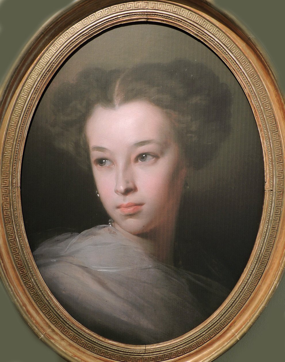 Retrato de Natalia Alexandrovna Pushkina, condesa de Merenberg 1836-1913, hija del poeta, 1849 de Ivan Kosmich Makarov