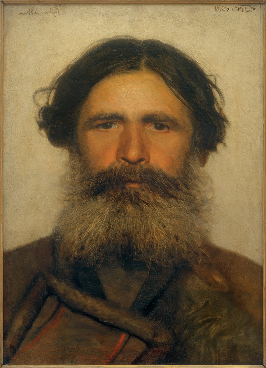 Retrato de un campesino de Ivan Nikolaevich Kramskoy