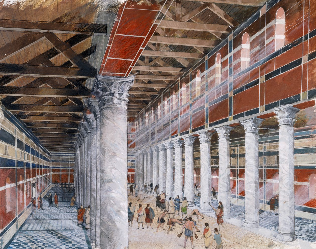 Basílica de los Baños, Ciudad Romana de Wroxeter de Ivan Lapper