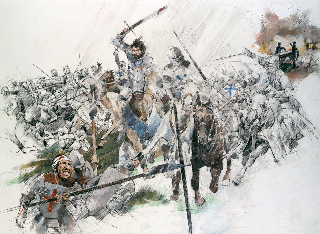 Batalla de Flodden Field, 1513, c. 1990-2010 de Ivan Lapper