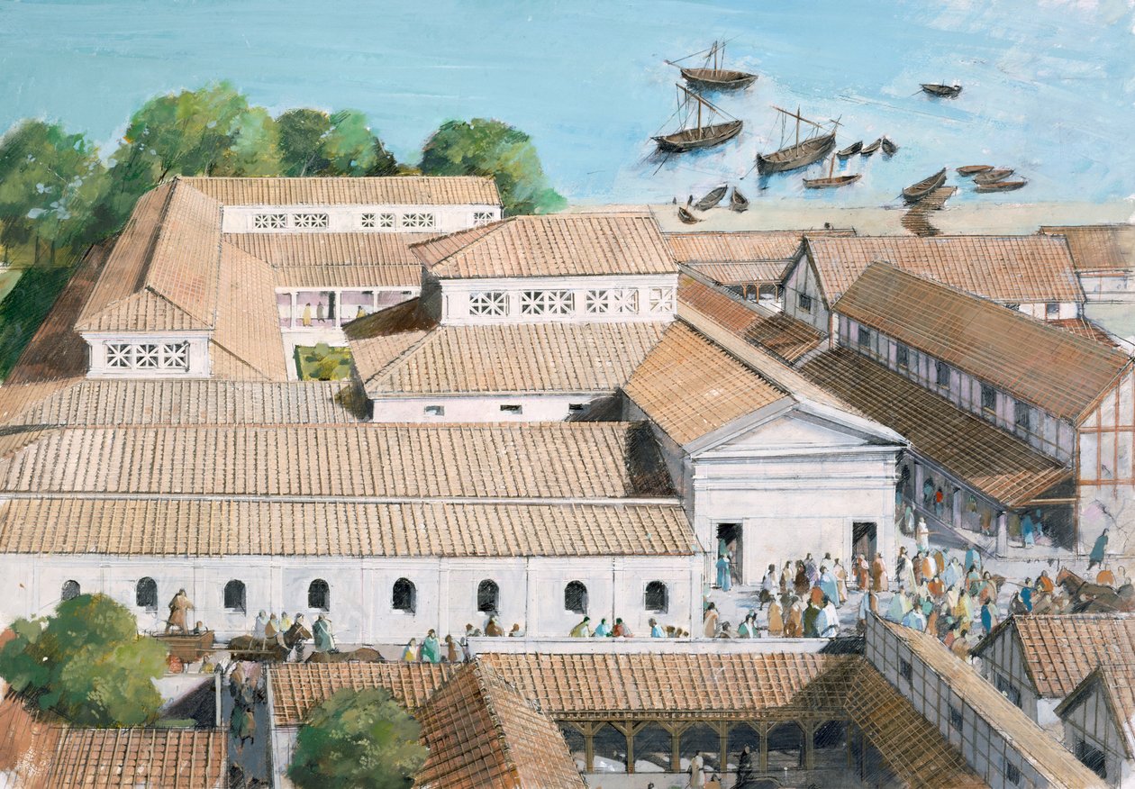 Fuerte romano de Richborough de Ivan Lapper