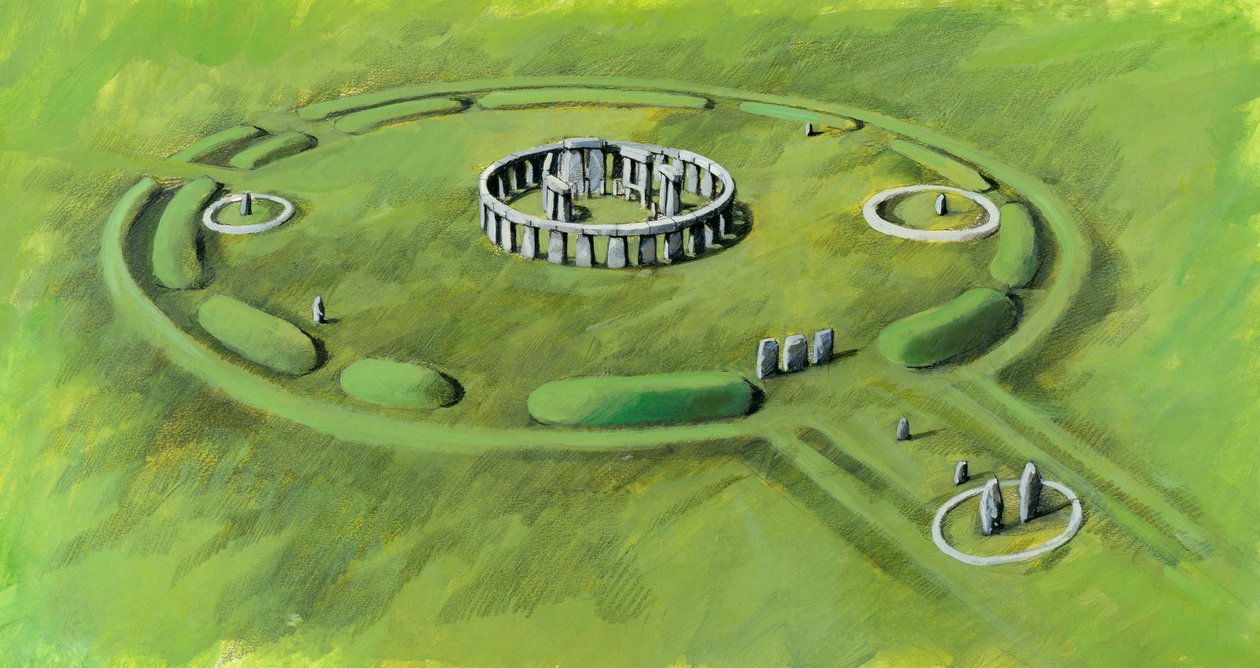 Stonehenge: construcción del Círculo de Sarsen y de la avenida procesional en el cenit de la tercera fase de Ivan Lapper