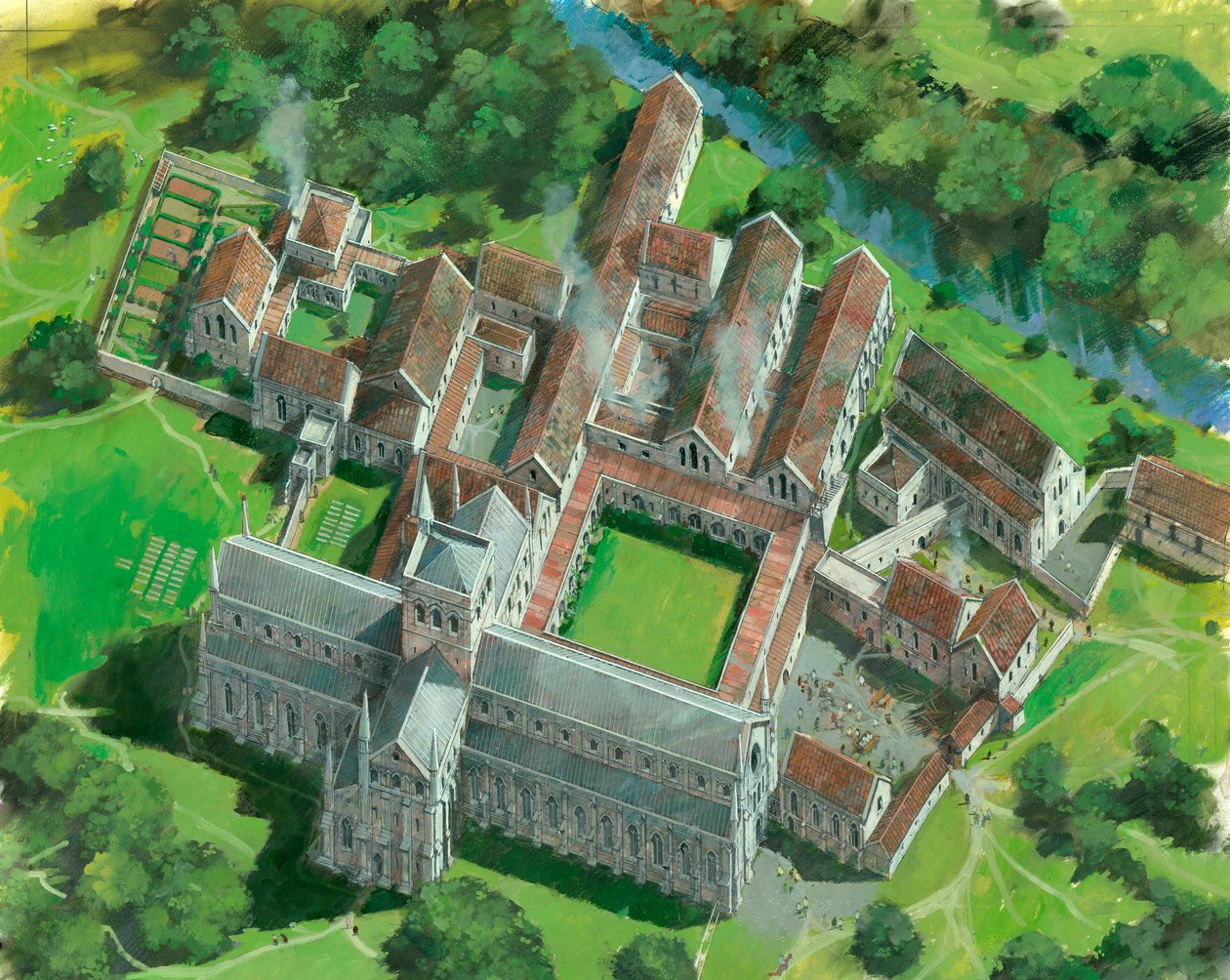 Abadía de Waverley, Farnham, Surrey de Ivan Lapper