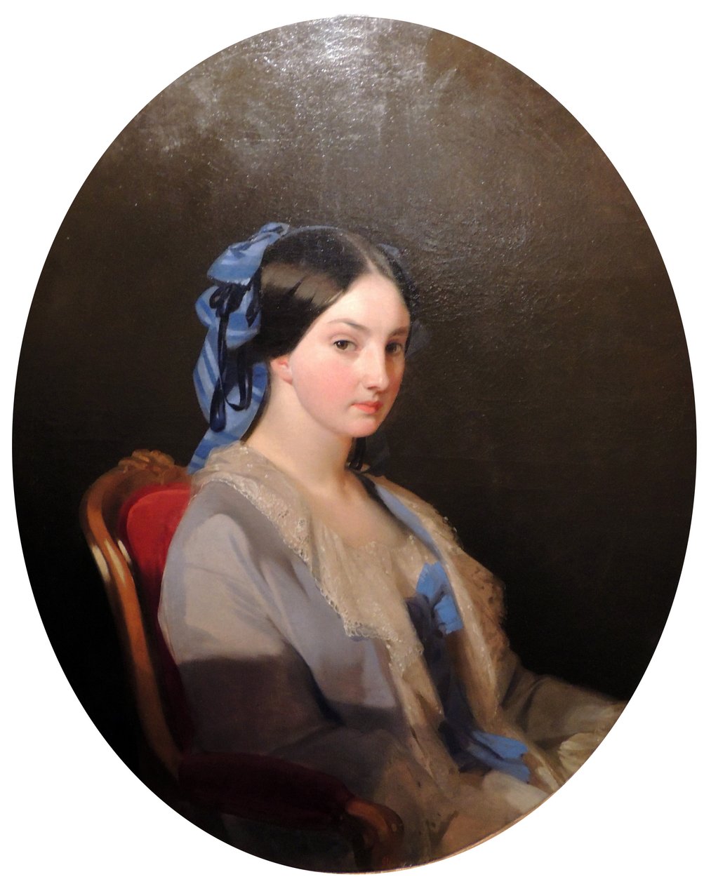Retrato de mujer joven de Ivan Makarov