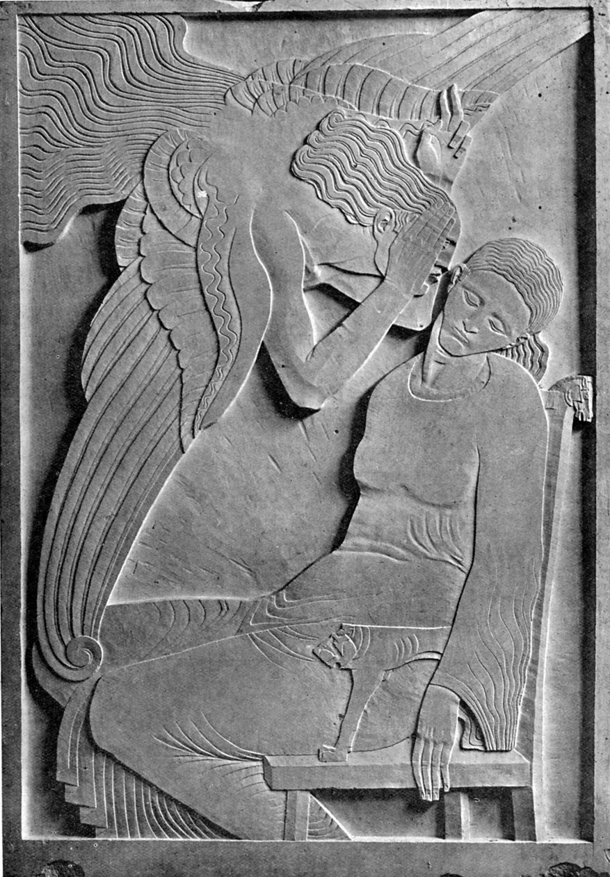 La Anunciación (bajorrelieve) de Ivan Mestrovic