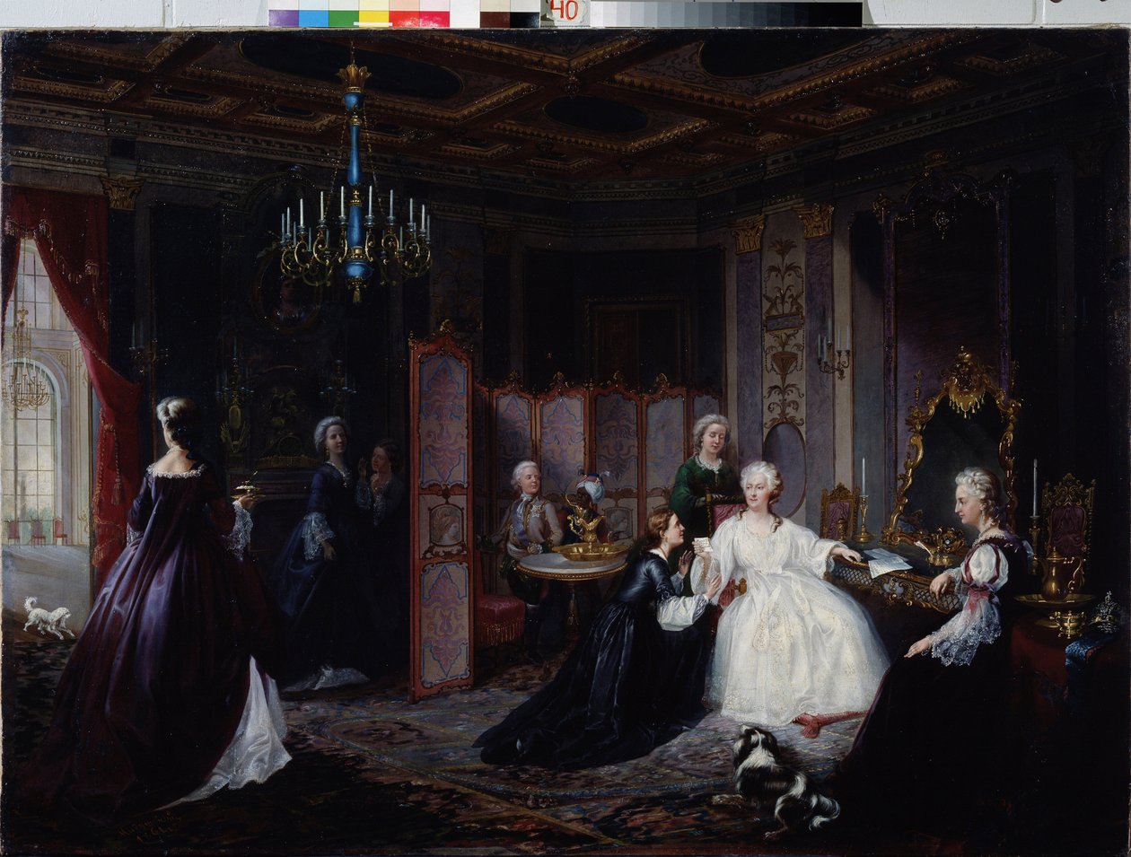 La emperatriz Catalina la Grande (Catalina II Romanov de Ivan Osipovich Miodushevsky