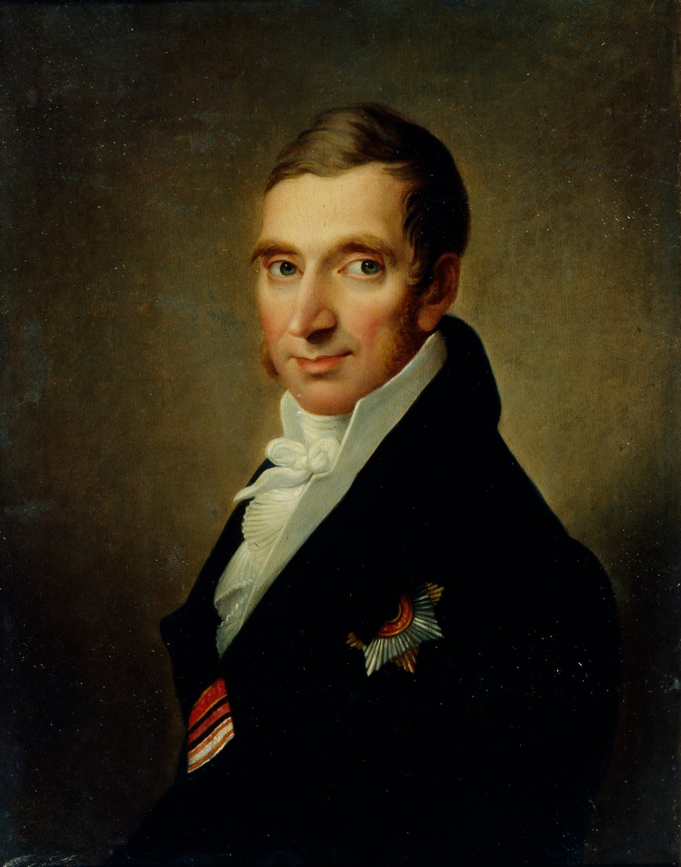 Retrato del Médico Johann-Georg von Ruehl 1768-1846, 1823 de Ivan Vasilyevich Luchaninov