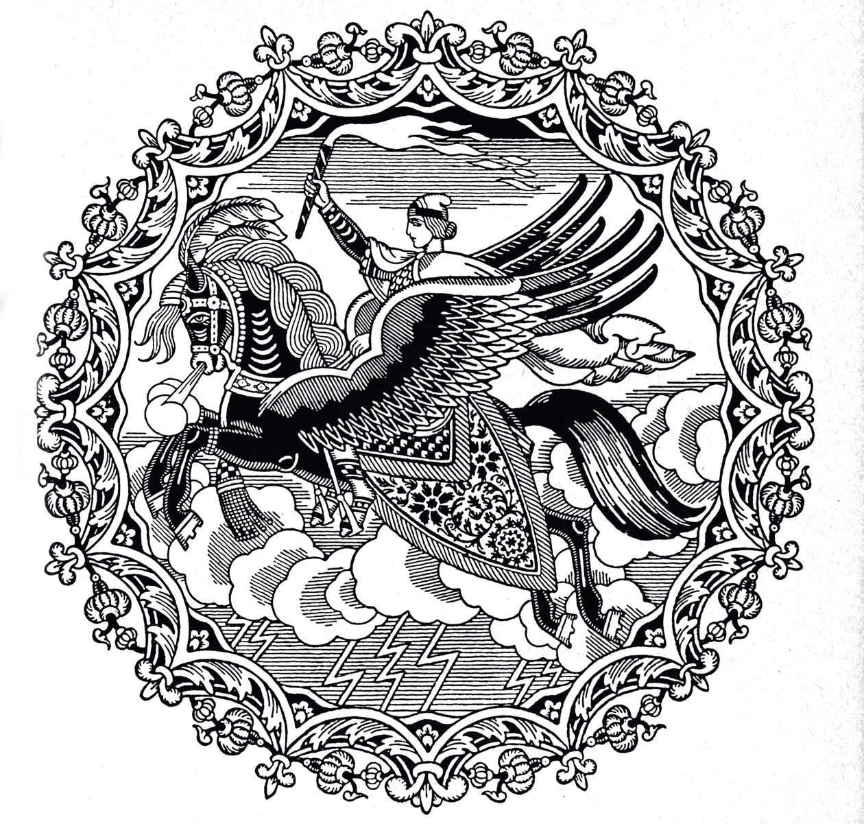 Ilya Muromets, 1934 de Ivan Yakovlevich Bilibin