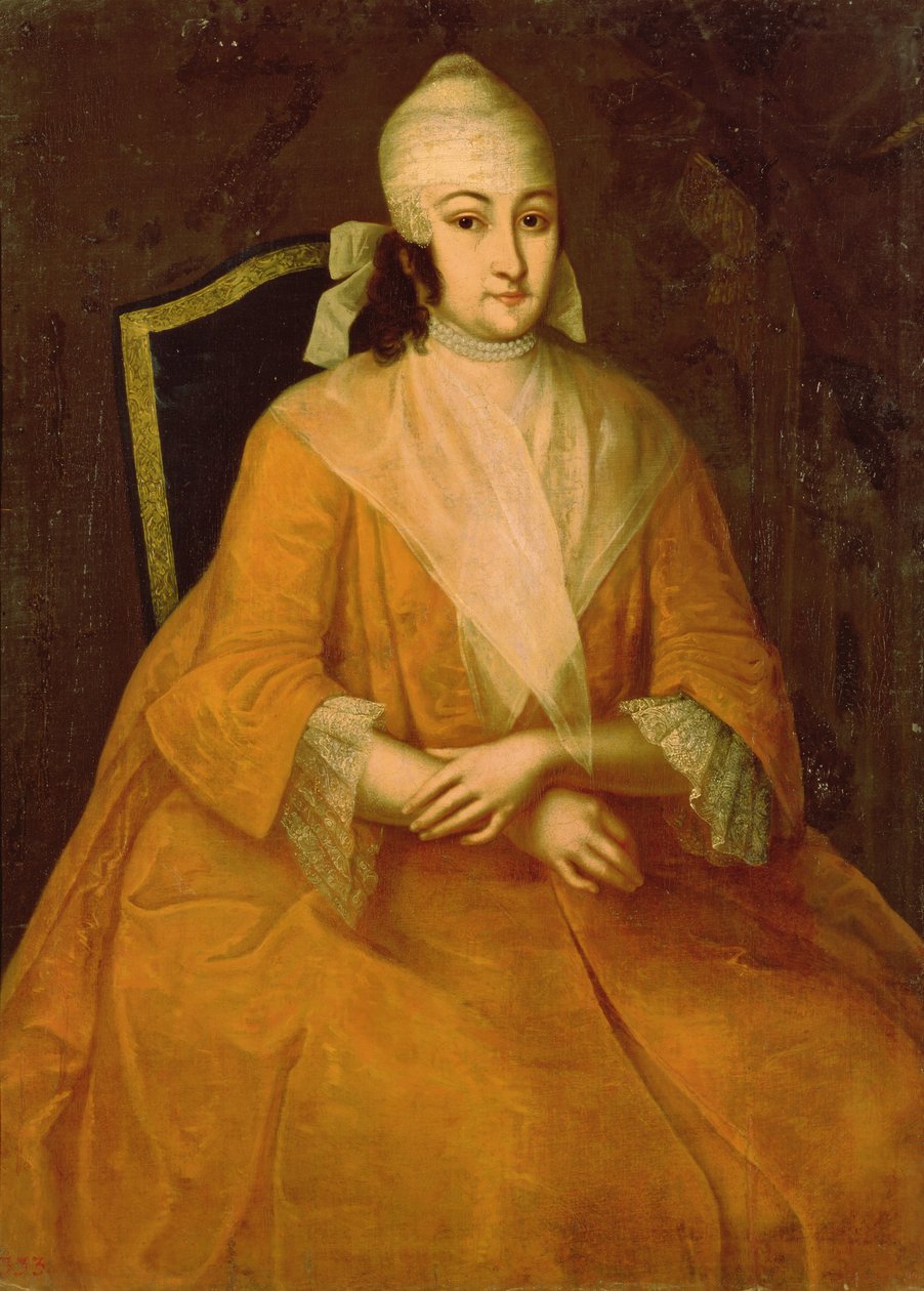 Retrato de Anna Leopoldovna de Ivan Yakovlevich Vishnyakov