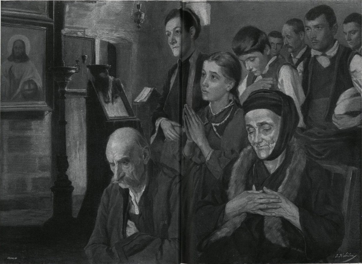 En la iglesia ortodoxa de Ivana Kobilca