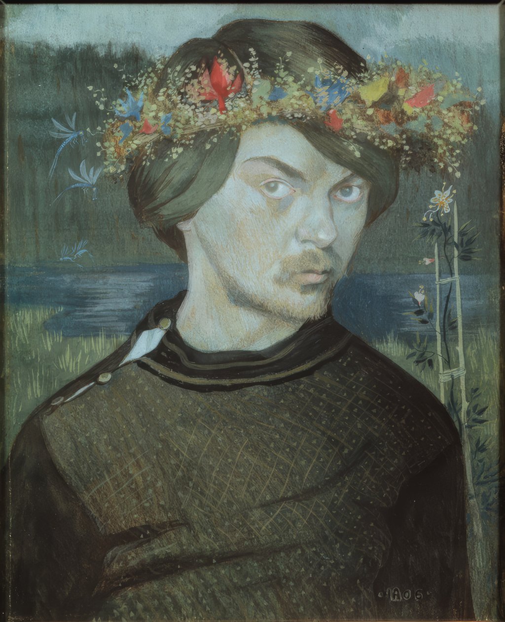Autorretrato de Ivar Axel Henrik Arosenius