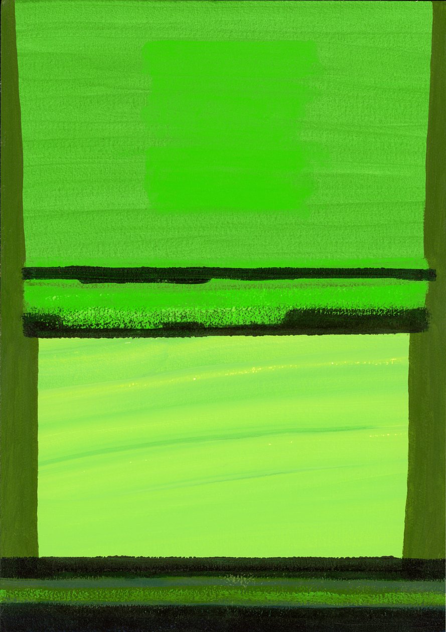 Serie de Kensington Gardens: Verde sobre verde de Izabella Godlewska de Aranda
