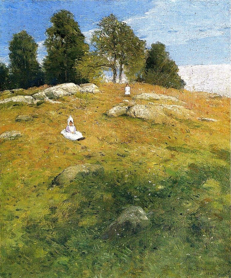 Tarde de verano, paisaje de Shinnecock de J. Alden Weir