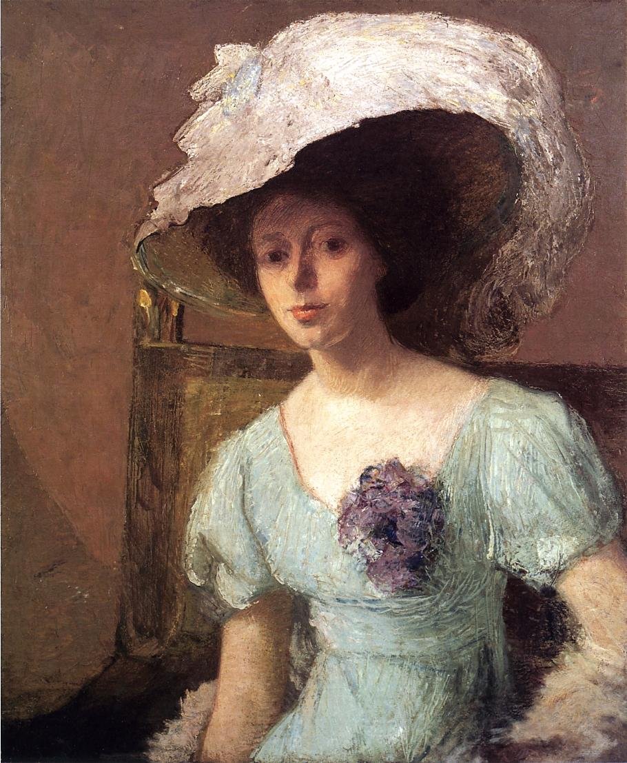 El vestido azul de J. Alden Weir