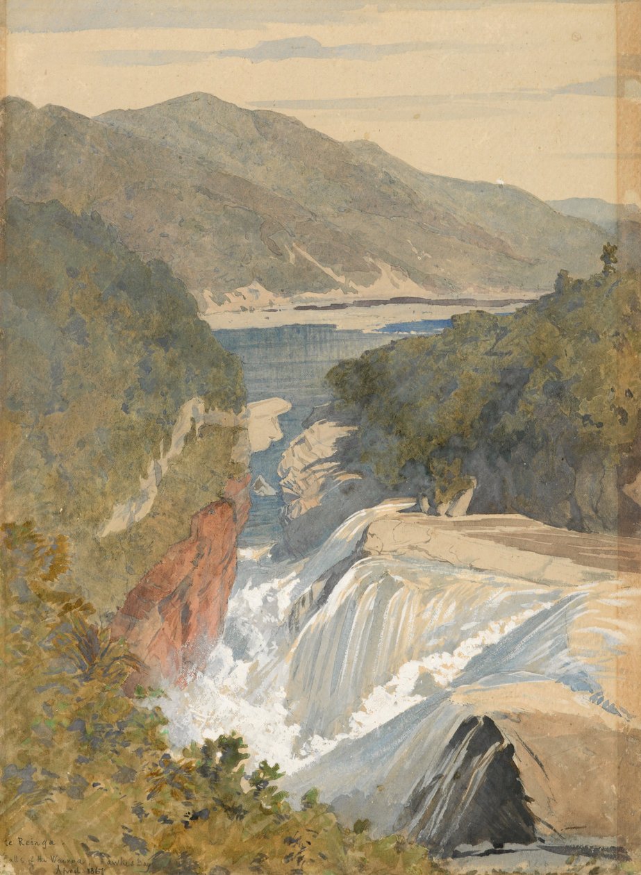 Te Reinga, Cataratas del Wairoa, Bahía de Hawkes de J. C. Richmond