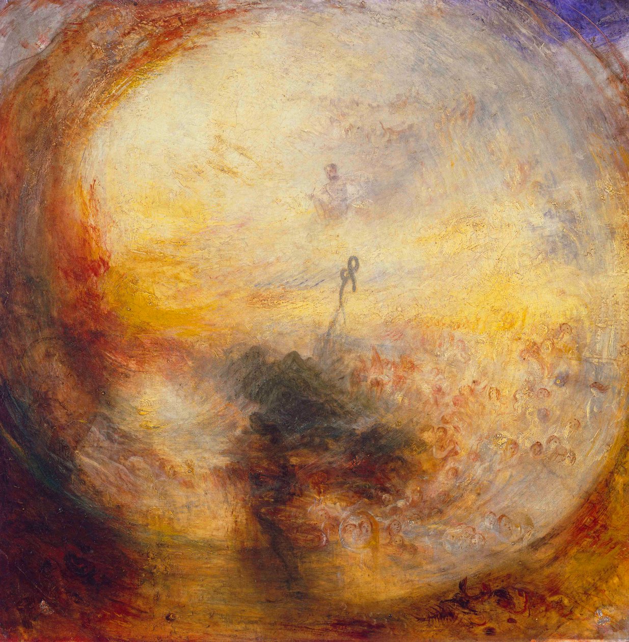 Luz y color (Teoría de Goethe) – La mañana después del diluvio – Moisés escribiendo el libro del Génesis de Joseph Mallord William Turner