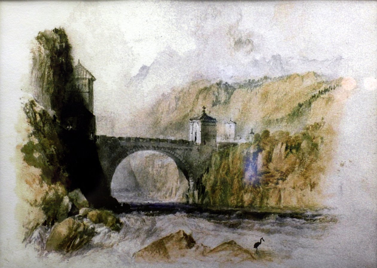 Puente Saint-Maurice de Joseph Mallord William Turner