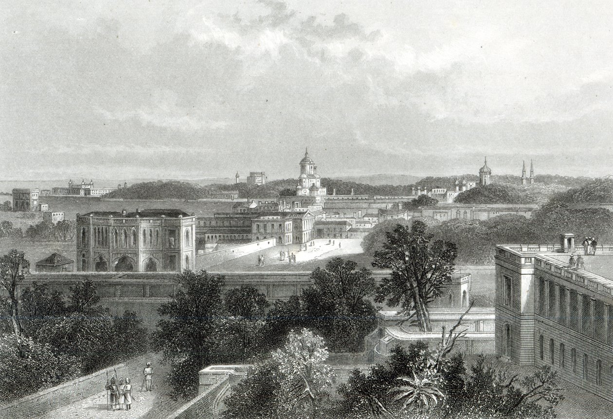 Lucknow, grabado por E.P Brandard, c.1860 de John Ramage