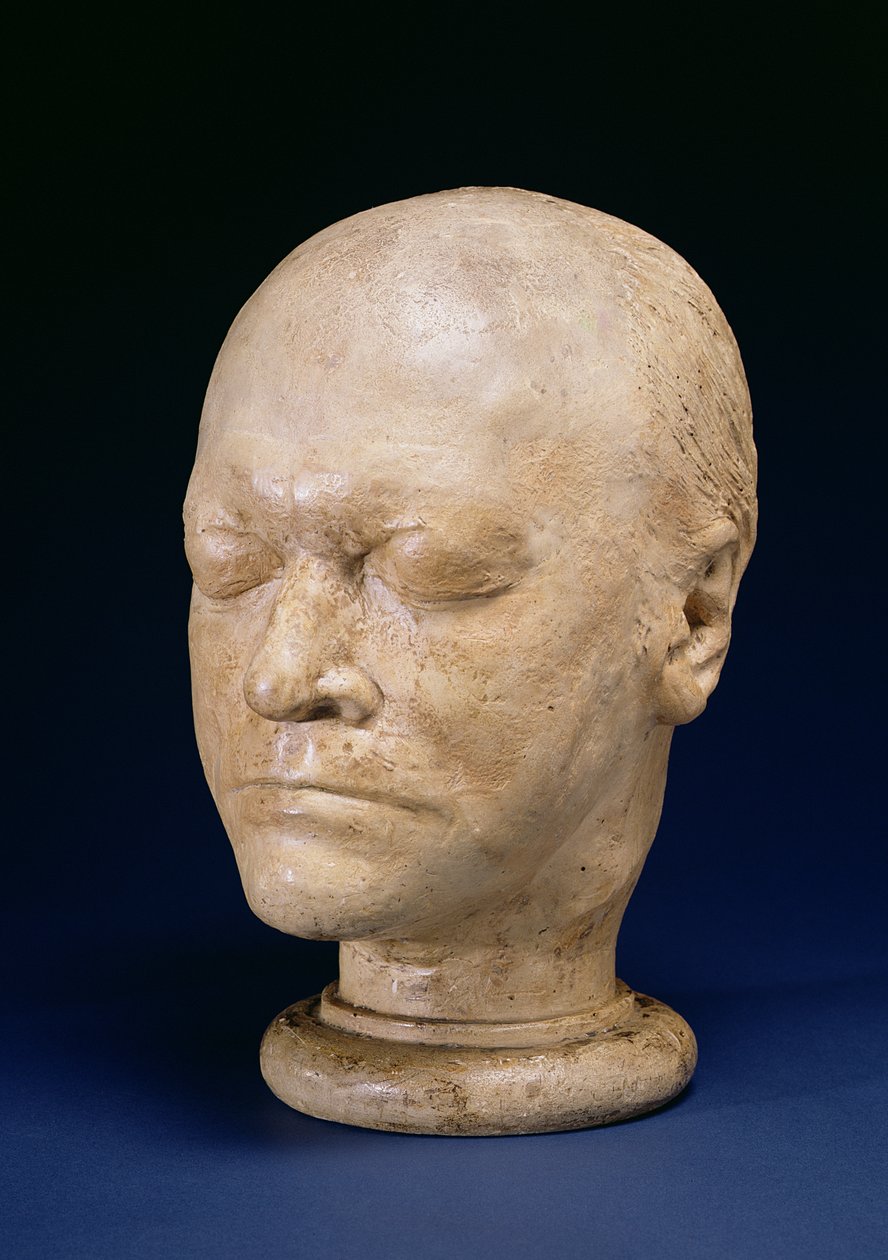 William Blake (1757-1827) Máscara de vida, 1823 de J. S Deville