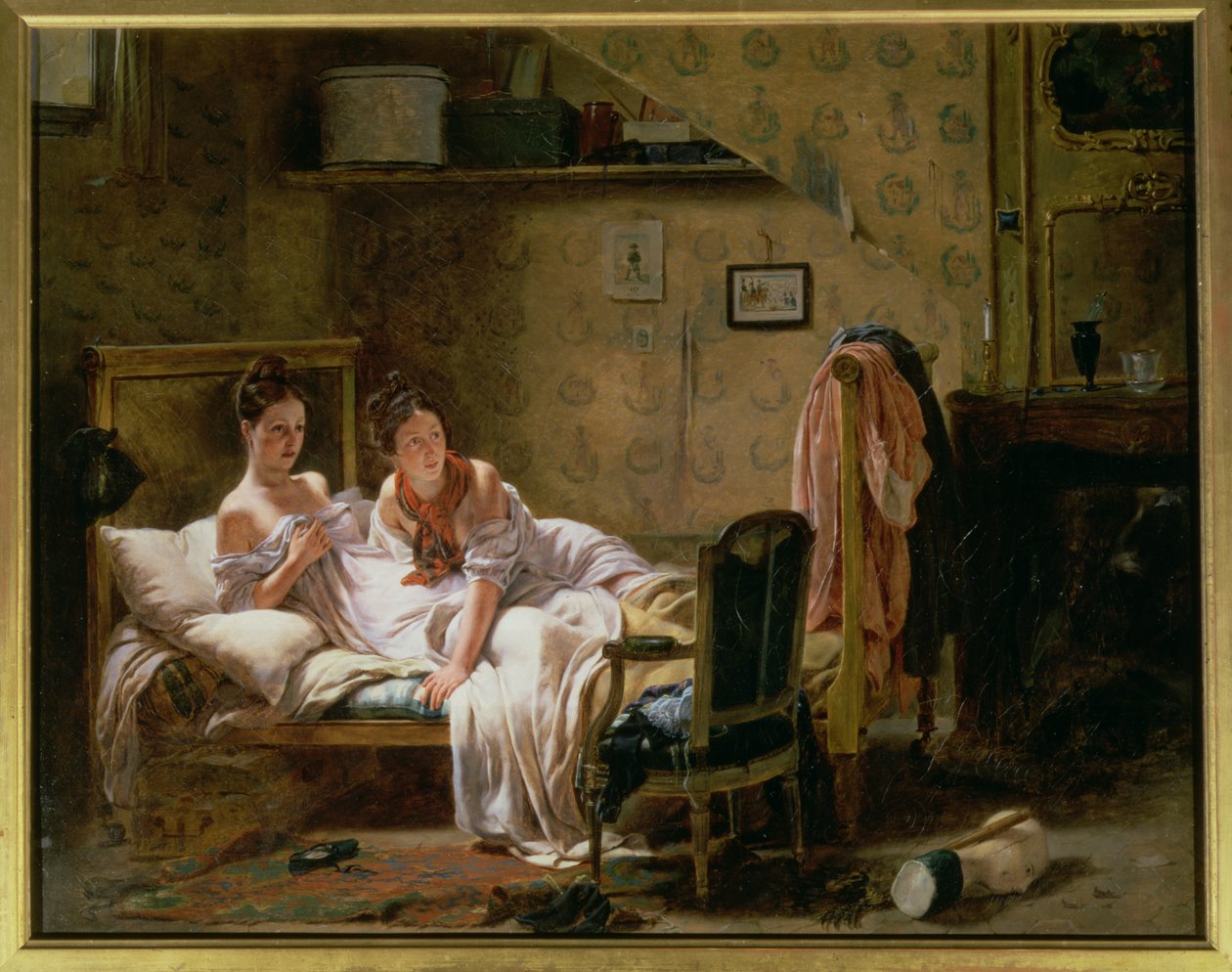 Dos mujeres en la cama de J.A. Rohne